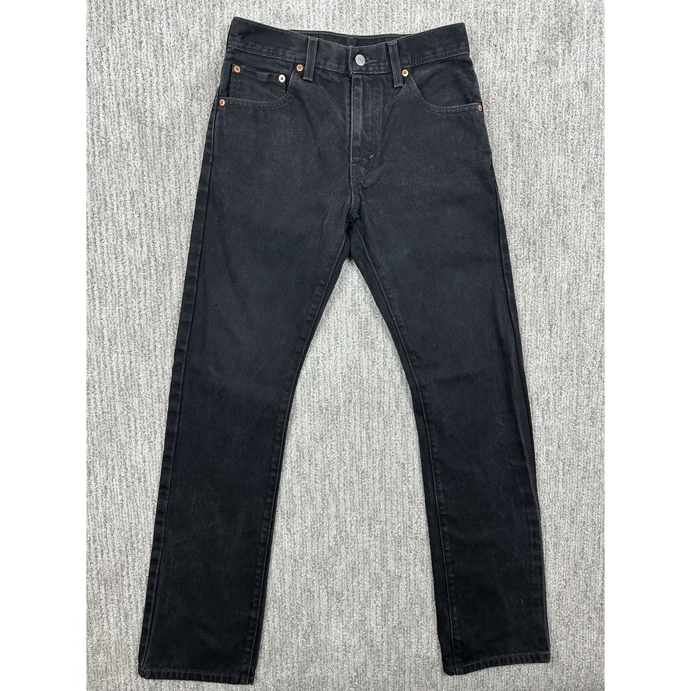 Levis 517 Jeans Mens 29x34 Black Slim Boot Cut Grunge Western Cowboy Rodeo